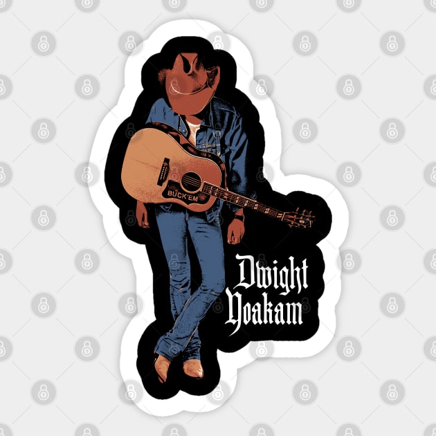 Dwight Yoakam Sticker by GGARM